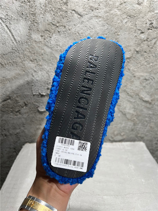 Balenciaga Furry Slide