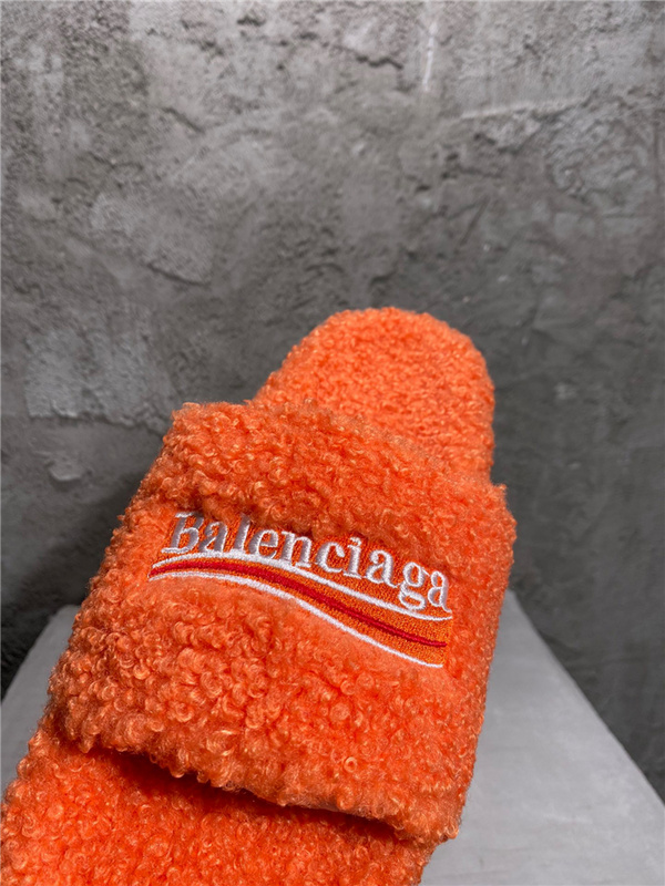 Balenciaga Furry Slides 