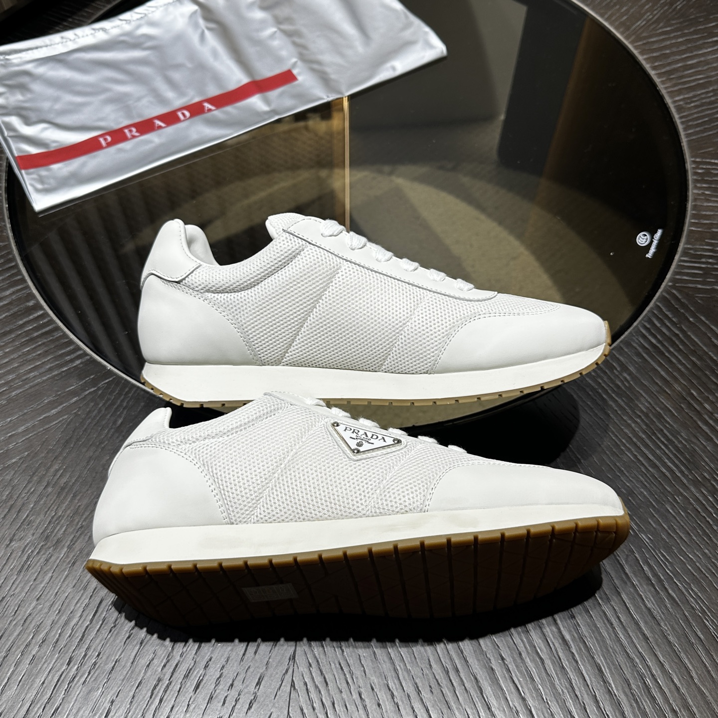 Prada Leather Sneakers