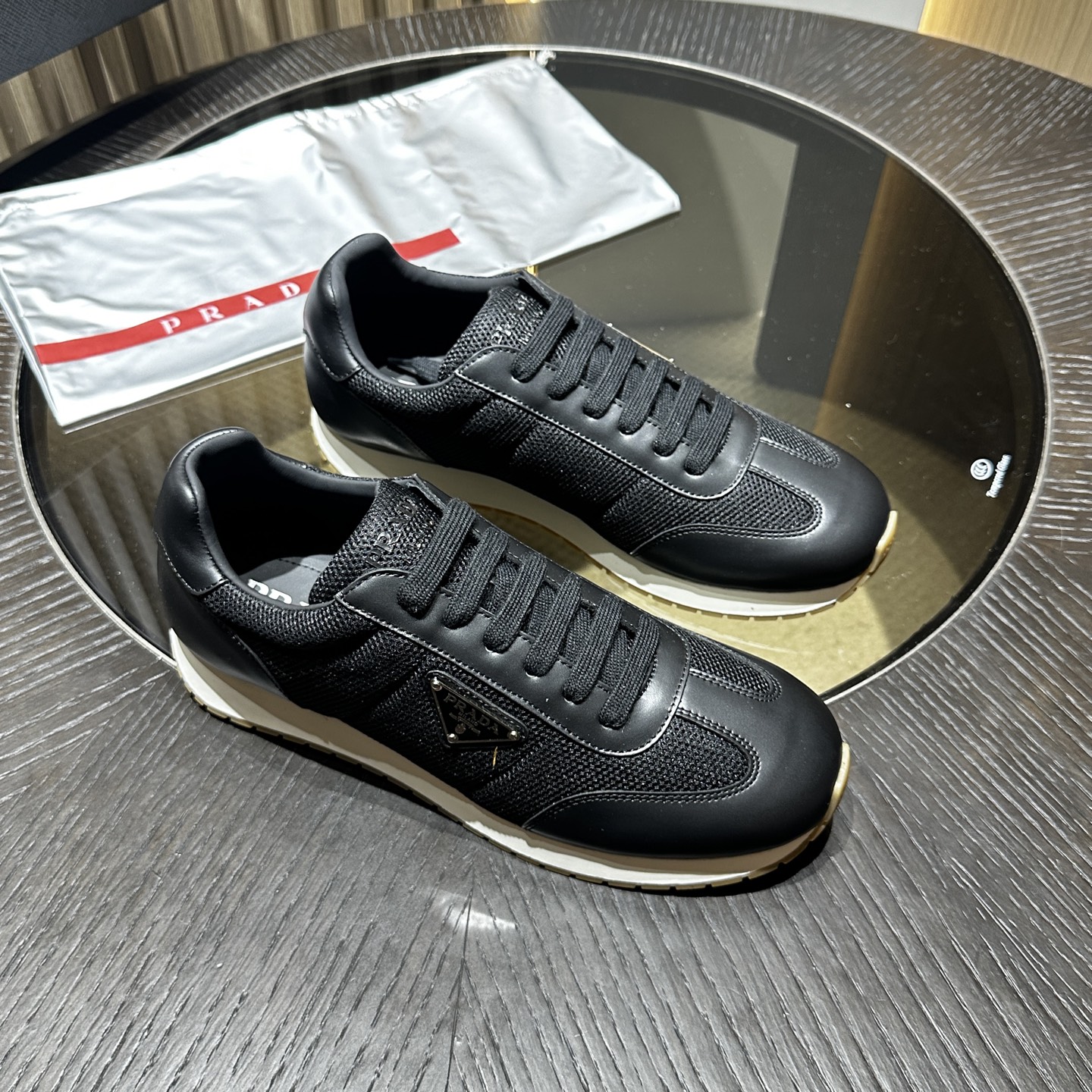 Prada Leather Sneakers
