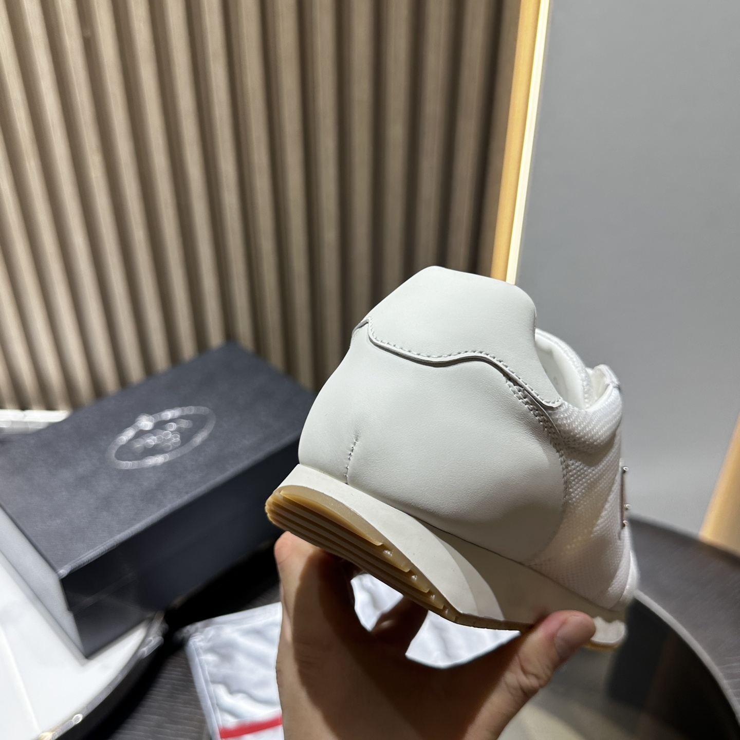 Prada Leather Sneakers