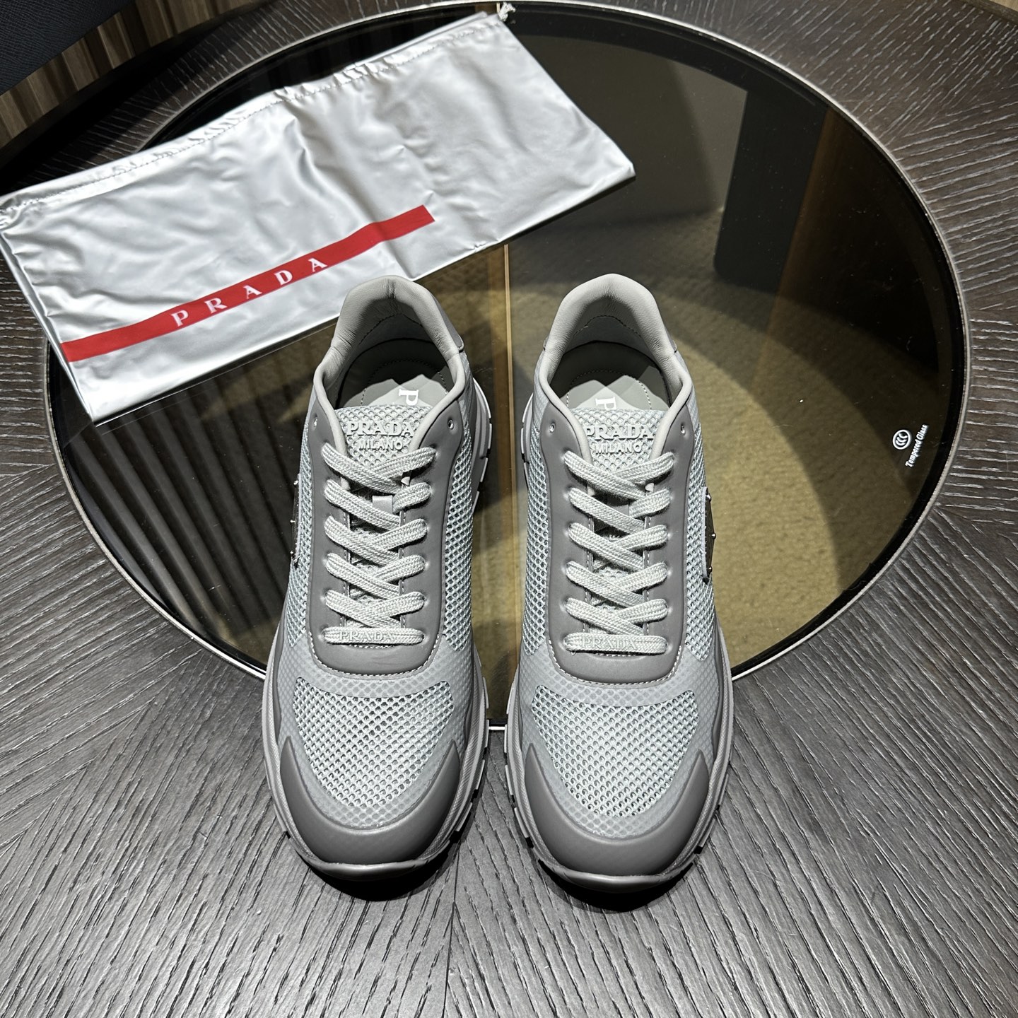 Prada Leather Sneakers