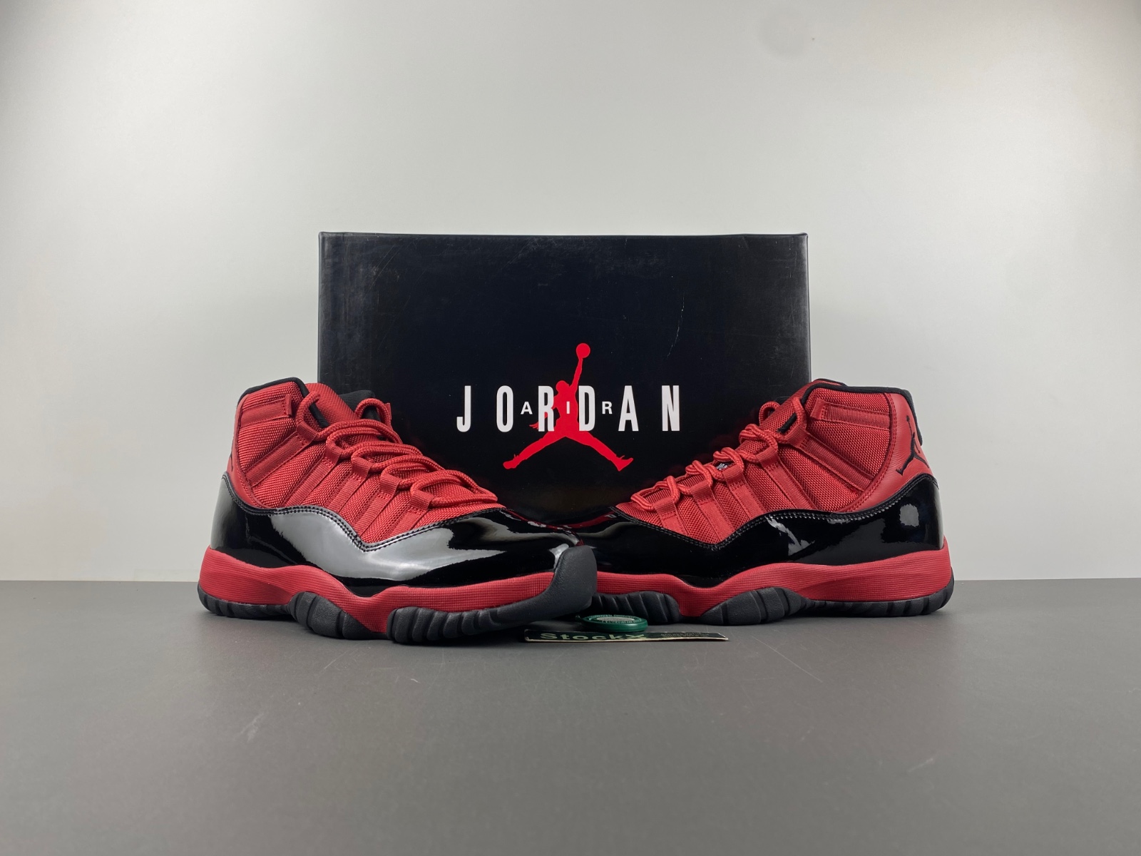 New Nike Air Jordan 11 red black Men’s Basketball shoes