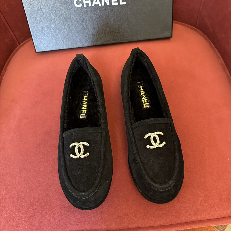 Chanel  Suede  loafers