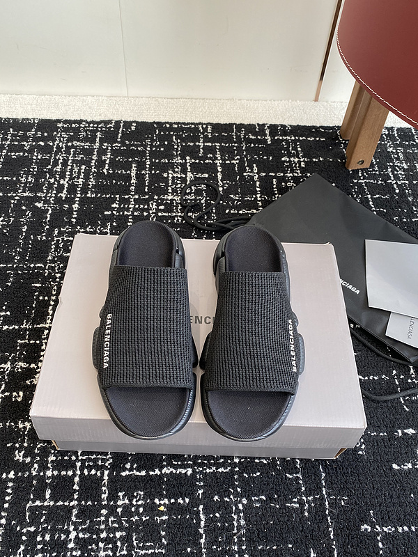Balenciaga Speed 2.0 Recycled Knit Slide Sandals