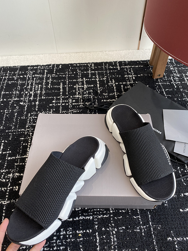 Balenciaga Speed 2.0 Recycled Knit Slide Sandals