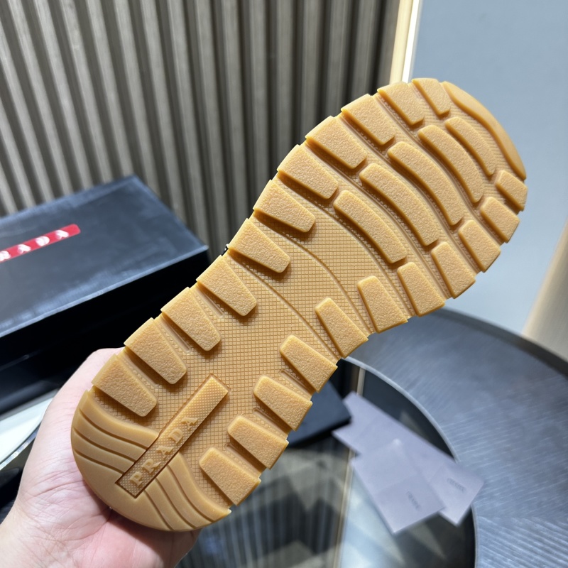 Prada suede and Re-Nylon sneakers