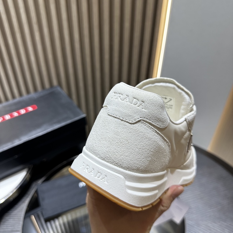 Prada suede and Re-Nylon sneakers