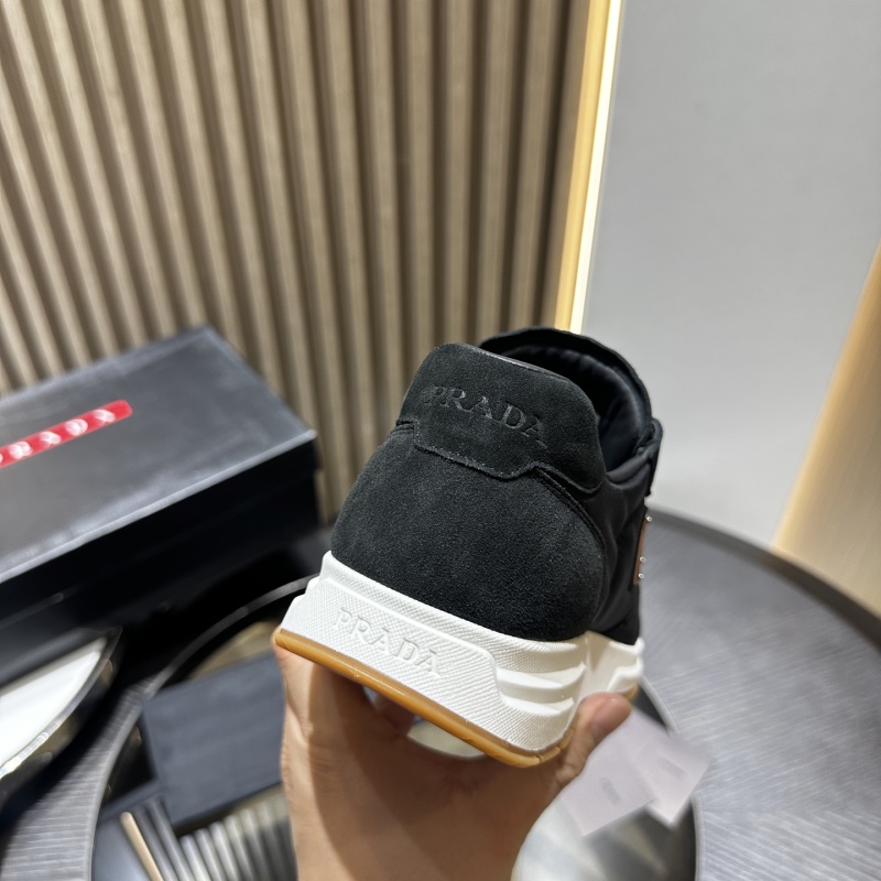 Prada suede and Re-Nylon sneakers