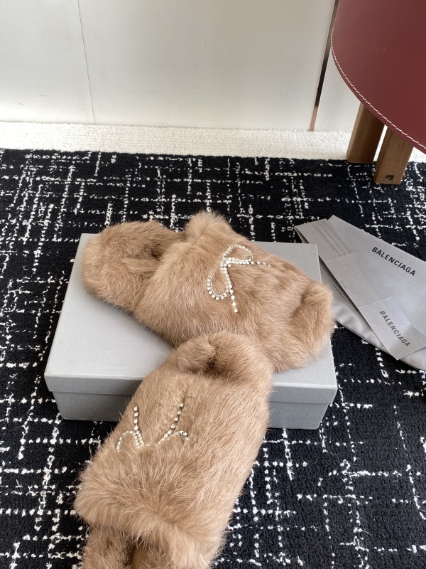 Balenciaga Furry Slide